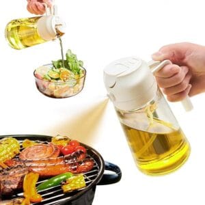 YARRAMATE Oil Sprayer for Cooking, 2 in 1 Olive Oil
